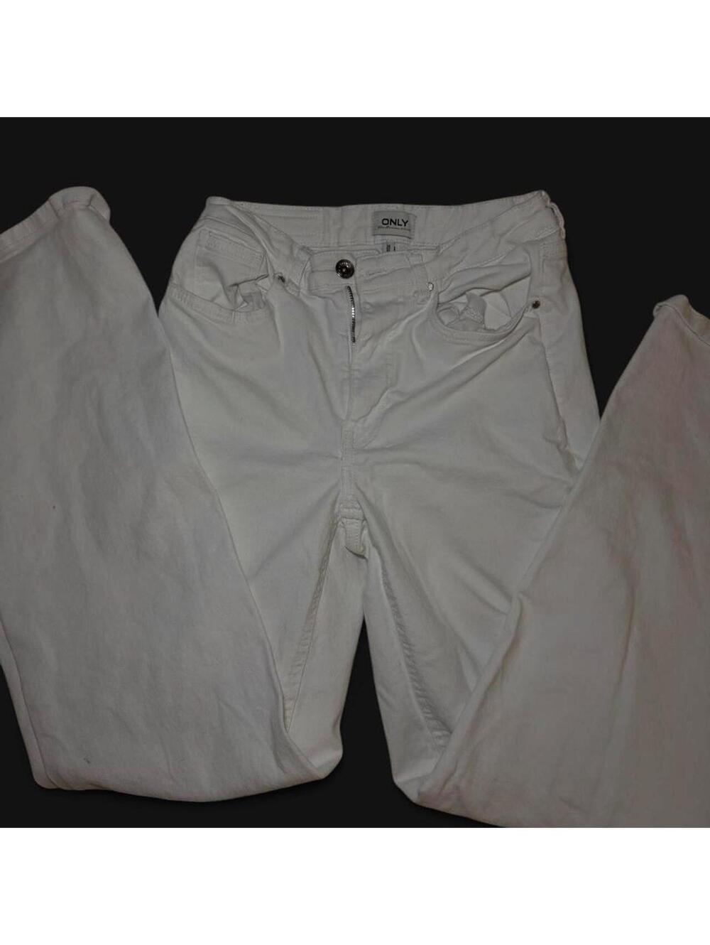 ONLY Women's White Jeans